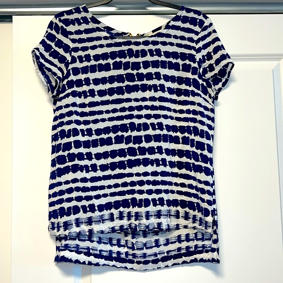 Flynn and Rose Anthropology 100 % Silk top - Picture 1 of 7